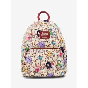 Loungefly Adventure Time Banner Mini Backpack Finn Jake BMO Marceline Bubblegum